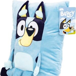 Bluey Snuggle Pillow - Super Soft Plush Decorative Throw Pillow -  13 Inches